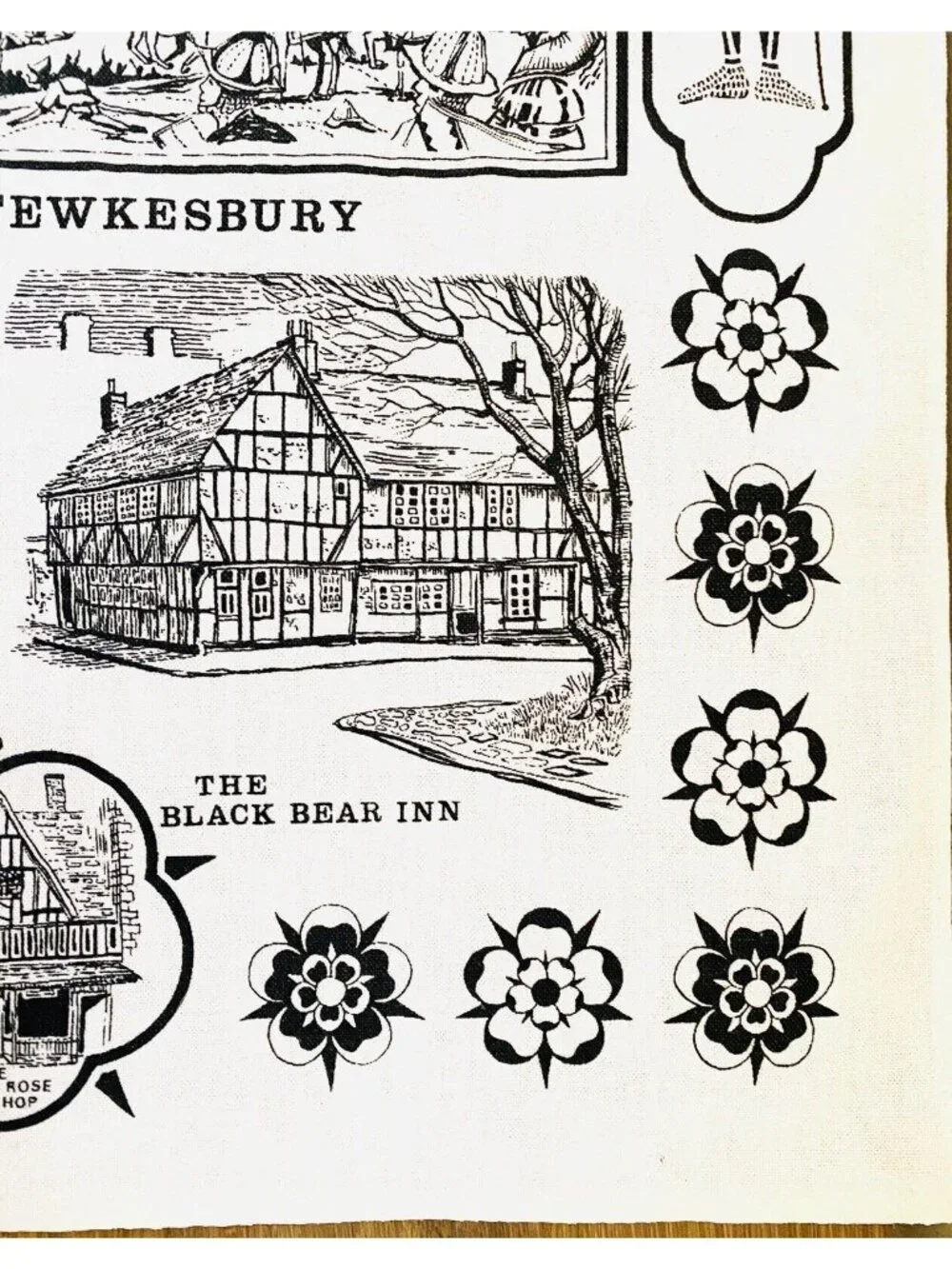 The Abbey & Battle Of Tewksbury Tea Towel